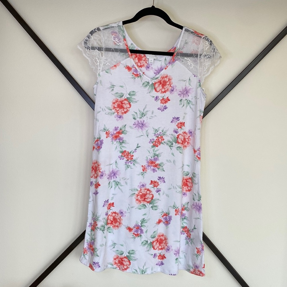 Charter Club floral chemise